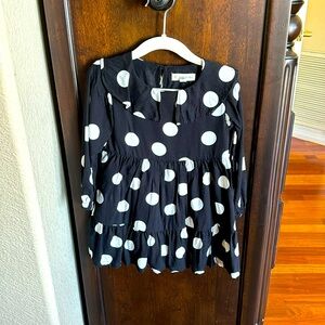 Black and white dress